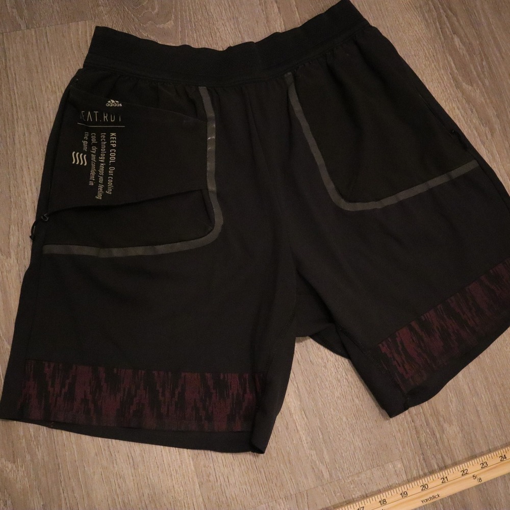 Adidas HEAT RDY Black‎ Athletic Shorts Sample Mens L